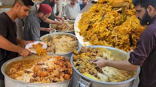 Famous Al Rehman Chicken Biryani  People are Crazy for Roadside Street Food Chicken Biryani [upl. by Ludlew879]