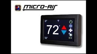 LichtsinnRVcom  MicroAir EasyTouch™ RV Thermostat  Access Your RV AC Remotely From Anywhere [upl. by Placeeda738]