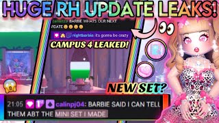 🚨NEW SET CONFIRMED Coming  RH4 Map REVEALED  😱 Royale High Leaks  Tea 🏰 Roblox [upl. by Elyrpa]