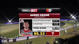 JAMES DEANE  8533 Qualifying Run  Formula DRIFT Atlanta  PRO Round 2 fdatl [upl. by Ylicis]