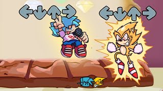 Fleetway Sonic but Sonic gave his strength to Bf and Switched places FNF VS SONIC EXE 20  CHAOS [upl. by Niasuh542]