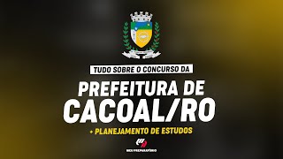 CONCURSO CACOALRO  PLANEJAMENTO DE ESTUDOS [upl. by Chara]