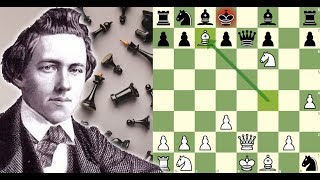 O maior gênio da história do Xadrez Morphy x Anderssen 1858 [upl. by Proudlove]