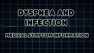 Dyspnea and Infection Medical Symptom [upl. by Ecirtemed967]