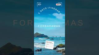 Day 8 Travel Itineraries100 days 100 countries Bahamas travel bahamas [upl. by Halonna]