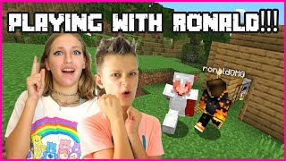 PLAYING MINECRAFT WITH RONALDOMG [upl. by Desai]