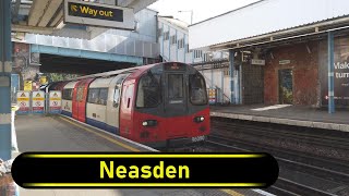 Tube Station Neasden  London 🇬🇧  Walkthrough 🚶 [upl. by Acira129]