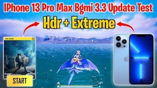 IPhone 13 Pro Max HDR  Extreme Graphics Bgmi Test  IPhone 13 Pro Max Bgmi Test High Graphics bgmi [upl. by Yoral25]