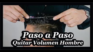 quitar volumen al cabello hombre [upl. by Jamel892]