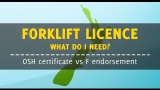 Forklift Training  What do I need to drive a forklift in New Zealand [upl. by Tab]