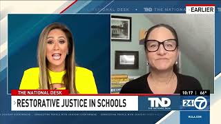 Restorative Justice in Schools  Erika Sanzi The National Desk 51724 [upl. by Deidre321]