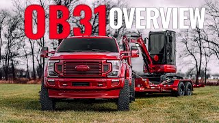 Overview of our 200000 custom painted Rapid Red F450 and CAT miniex [upl. by Korella]