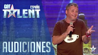 Chistes propios energía ¡Joe hace reír a todo el Teatro  Audiciones 5  Got Talent España 2016 [upl. by Fulviah]