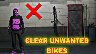 SOLO How to Clear your unwanted BMXBicycles in GTA Online [upl. by Haslett]