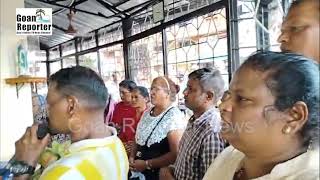 Goan Reporter Goans Gather at St Francis Xavier Chapel Fatorda Over Velingkars Statements on SFX [upl. by Gustie]