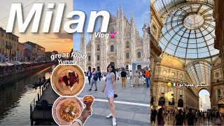 Milan🇮🇹😍ضويرة خفيفة في ميلانوا🙂‍↔️نسيت صاكي في المحطة ديال التران😭💸 [upl. by Uhayile307]