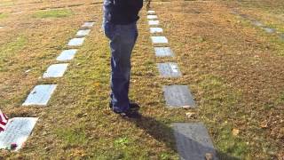 Coins Left at Graves  Remembering Veterans  Mount Olivet Lodge  Coins at the Graves [upl. by Enajiram]