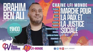 J4 Marche pour la paix et la justice sociale  Point détape  Brahim Ben Ali [upl. by Canute]