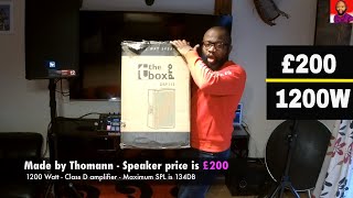 The Box Pro DSP 112 Active Powered Speaker REVIEW  1200W [upl. by Abercromby806]