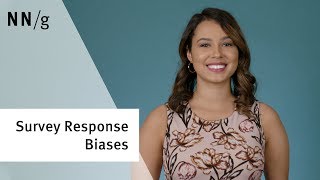 Survey Response Biases in User Research [upl. by Mill501]