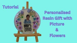 Handmade Resin Picture Frame with Dried Flowers [upl. by Isacco]