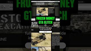 😎 how to do gta frozen money glitch ps5 by SHLS1986 frozenmoneyglitch [upl. by Seavir]