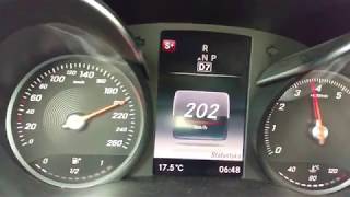 New Mercedes CClass C200 0200kmh Acceleration and Exhaust Sound W205 [upl. by Ysus]