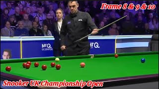 Snooker UK Championship Open Ronnie O’Sullivan VS Hossein Vafaei  Frame 8 amp 9 amp 10 [upl. by Glen]