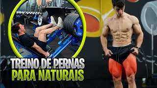 TREINO DE PERNAS DE UM NATURAL ALFREDO MOSTRA AS ESTRATÉGIAS PARA EVOLUIR [upl. by Rehtnug]