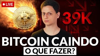 MERCADO CRIPTO EM QUEDA  O QUE FAZER [upl. by Enneillij]