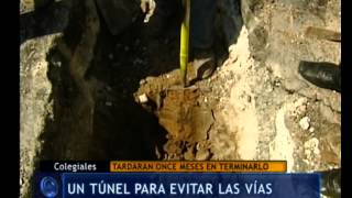 Cerraron la barrera de Lacroze para construir un túnel  Telefe Noticias [upl. by Ykroc]