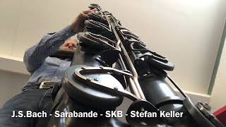 Sarabande by JSBach  Stefan Keller Subcontrabass Flute [upl. by Valdis]