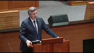 Plenković Nisam se uključio u politiku da odgovaram za nečija kaznena djela [upl. by Jennine]