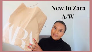 NEW IN ZARA TRY ON HAUL  AUTUMNWINTER ESSENTIALS 2024 [upl. by Lorin]