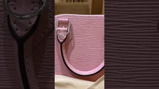 LOUIS VUITTON ALMA BB DAMIER EBENE  ALMA BB EPI LEATHER Rose Ballerine  ALMA BB EPI LEATHER BLACK [upl. by Lav]