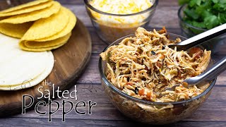 Mexican Shredded Chicken  Ninja Foodi or Pressure Cooker Recipe [upl. by Irrehs231]