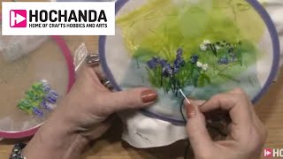 Embroidery and Stitching Tutorials with Rowandean Embroidery at Hochanda Live [upl. by Blockus]