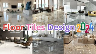 Modern Living Room Floor Tiles Design 2024  Ceramic Floor Tiles  Bedroom Tiles AHR Home Decor [upl. by Anwahsak533]