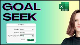 How to Use Excel Goal Seek to Achieve Specific Result [upl. by Gensmer]