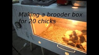 12 Making a brooder box [upl. by Ellinger]