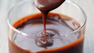 Chocolate DipTwo ingredient  Easy Chocolate Dip recipeChocolate SauceChocolate Ganache [upl. by Barlow]