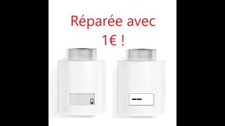 Réparation tête vanne Netatmo Batterie faible problème appairage [upl. by Caressa]