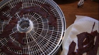 Making Beef Jerky With a Nesco Dehydrator FD75PR [upl. by Nwahser]