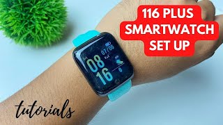 D116 Smartwatch how to use Review  smart watch Bluetooth connect  marvik smart watch d116 review [upl. by Kent113]