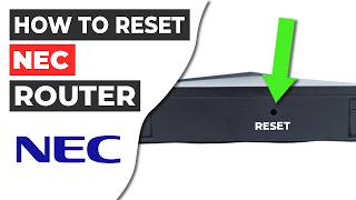 🔁 How to Reset NEC router to factory settings [upl. by Reinaldo182]