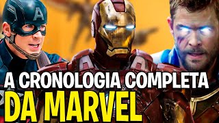 QUAL É A ORDEM CRONOLOGICA CORRETA PARA ASSISTIR OS FILMES E SERIES DA MARVEL ATUALIZADO [upl. by Eiblehs]