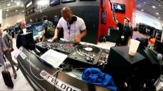 Reloop at Musikmesse 2011 DJ Angelo performing a showcase with Contour [upl. by Ajidahk]