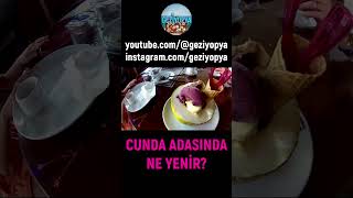 CUNDA ADASINDA NE YENİR  Geziyopya  cundaadası gezivideoları sokaklezzeti ayvalik yemek [upl. by Holcomb269]