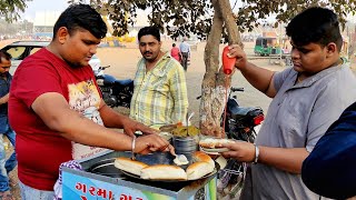 Hardworking Boys Selling Hotdog on Cycle  Indian Street Food [upl. by Ylim99]