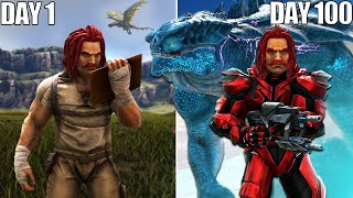 I Spent 100 Days in PRIMAL FEAR in ARK Survival Evolved Modded [upl. by Attenrad]